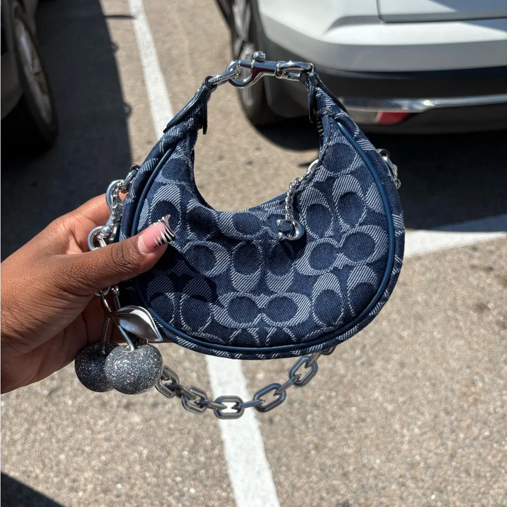 Coach Navy Blue Women's Bag - Picture 4 of 8
